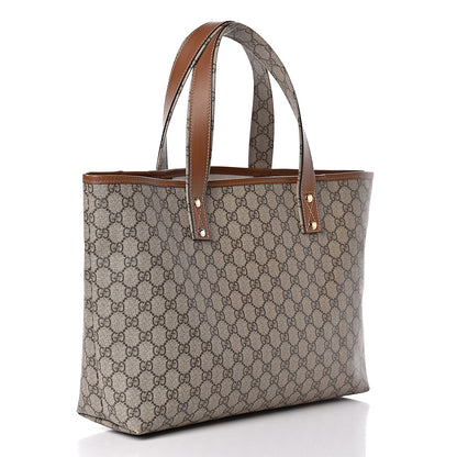 Gucci GG Plus Monogram Medium Signature Web Loop Tote Brown 3 of 17