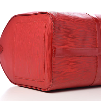 Louis Vuitton Epi Keepall 45 Castillan Red 15 of 17