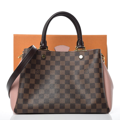 Louis Vuitton Damier Ebene Cuir Taurillon Brittany Magnolia 9 of 13