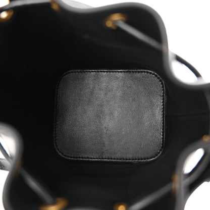 Valentino Garavani Nappa Mini VLogo Signature Bucket Bag Black 5 of 9
