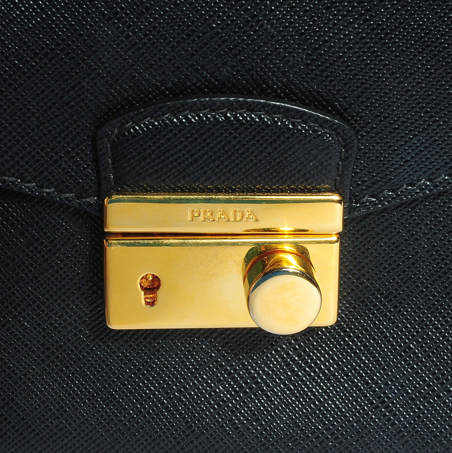Saffiano Sound Clutch Nero Black