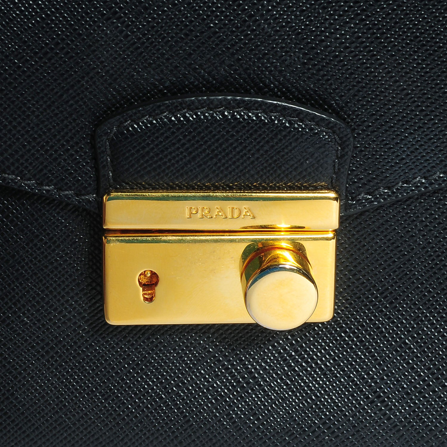 Prada Saffiano Sound Clutch Nero Black 5 of 9