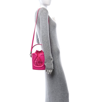 Valentino Garavani Toile Iconographe Nappa Le Cinquième Bucket Bag  Pink PP 3 of 10