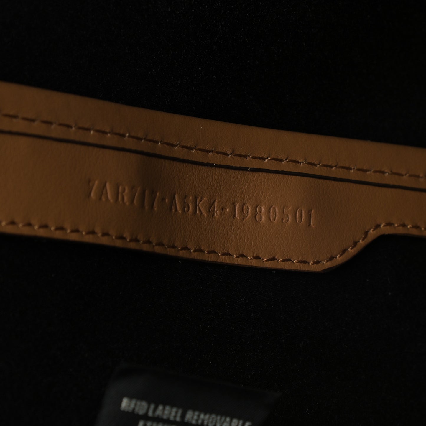 Glazed Fabric Vitello Century FF 1974 Stamp Patch Mini Peekaboo Defender Cover Mogano Panna Caramello