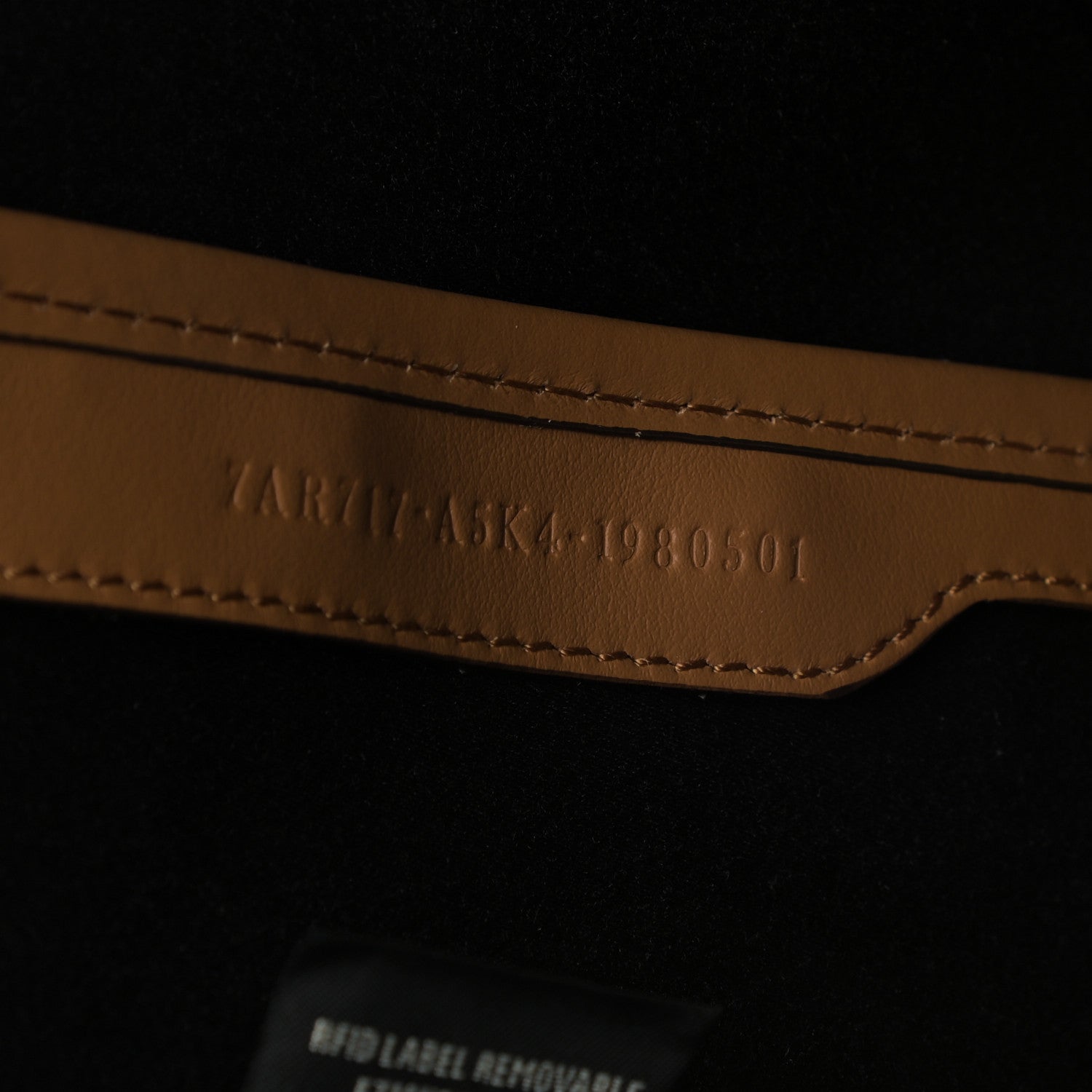 Fendi Glazed Fabric Vitello Century FF 1974 Stamp Patch Mini Peekaboo Defender Cover Mogano Panna Caramello 8 of 8
