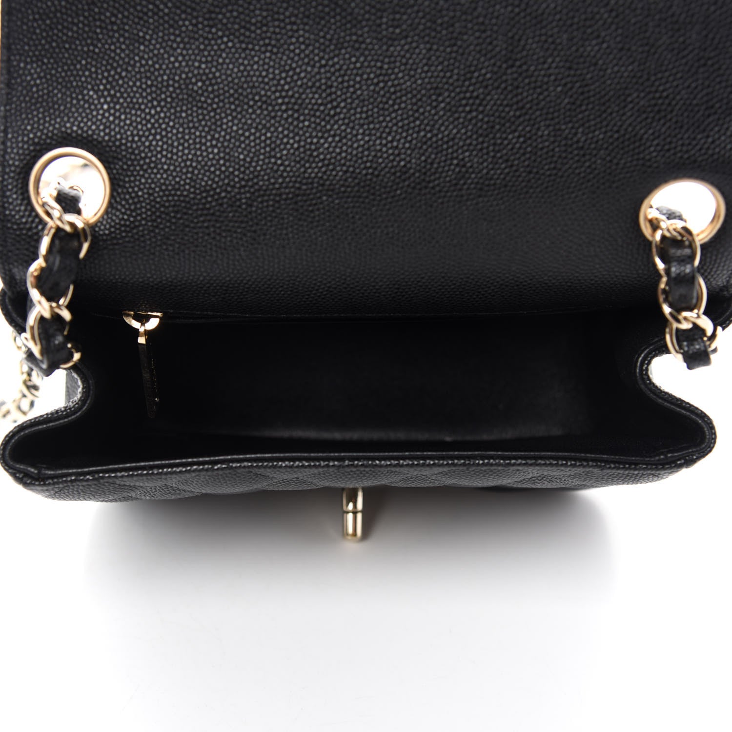 Chanel Caviar Quilted Mini Square Flap Black 5 of 10