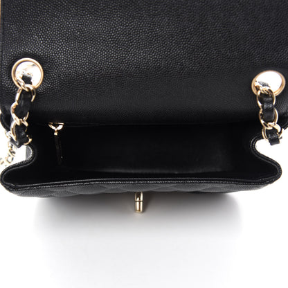 Chanel Caviar Quilted Mini Square Flap Black 5 of 10