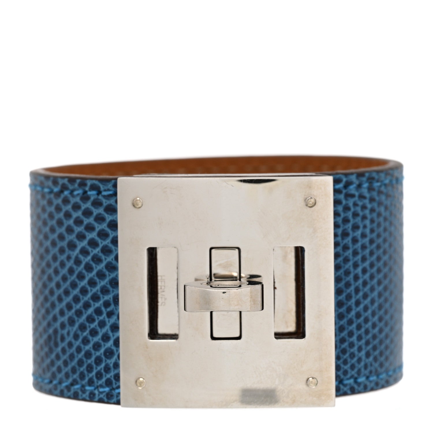 Hermes Lizard Kelly Dog Bracelet Mykonos 1 of 5