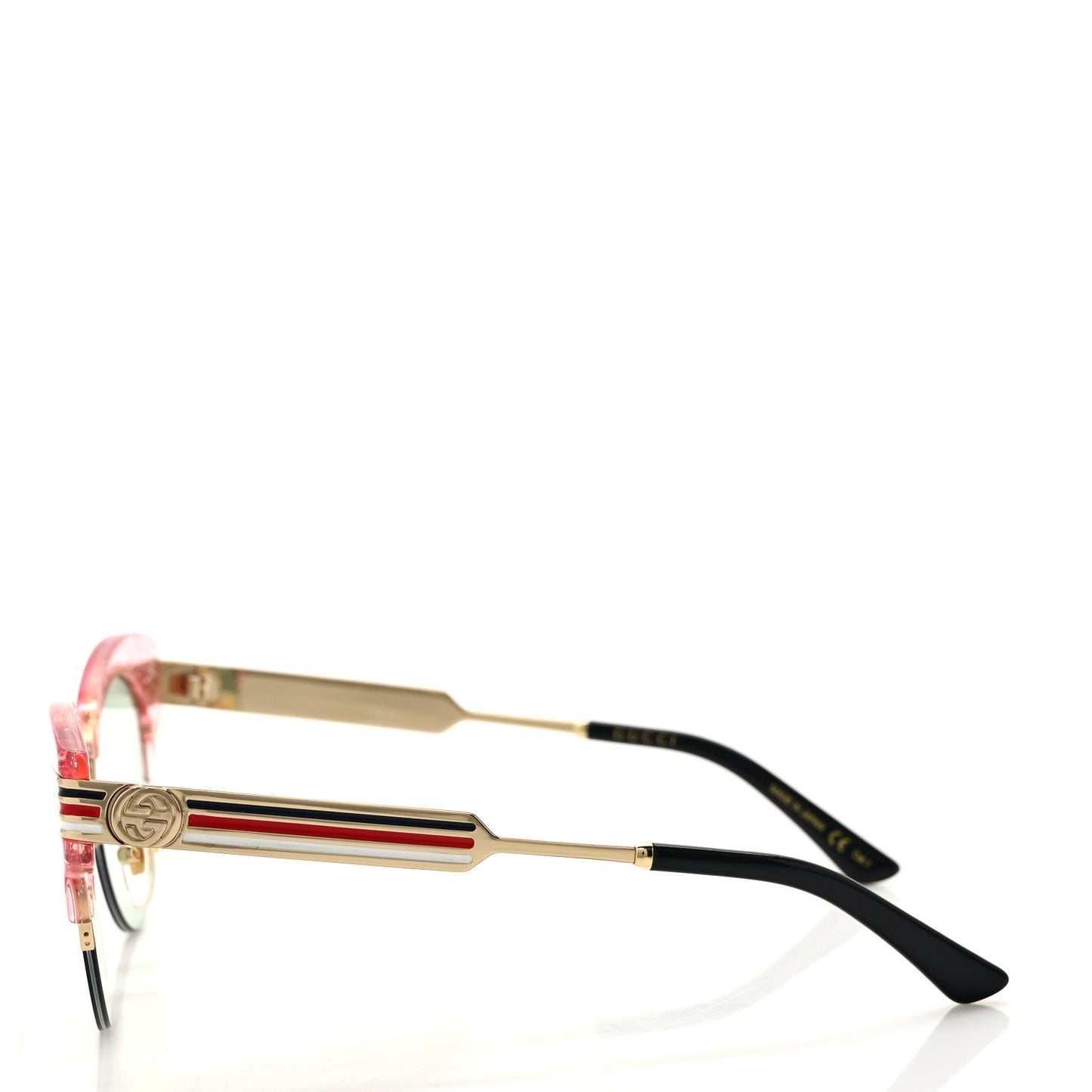 Glitter Cat Eye Sunglasses GG0283S Pink