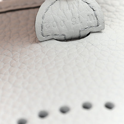 Hermes Taurillon Clemence Amazone Evelyne Short Strap TPM Bleu Pale Gris Etain 7 of 11