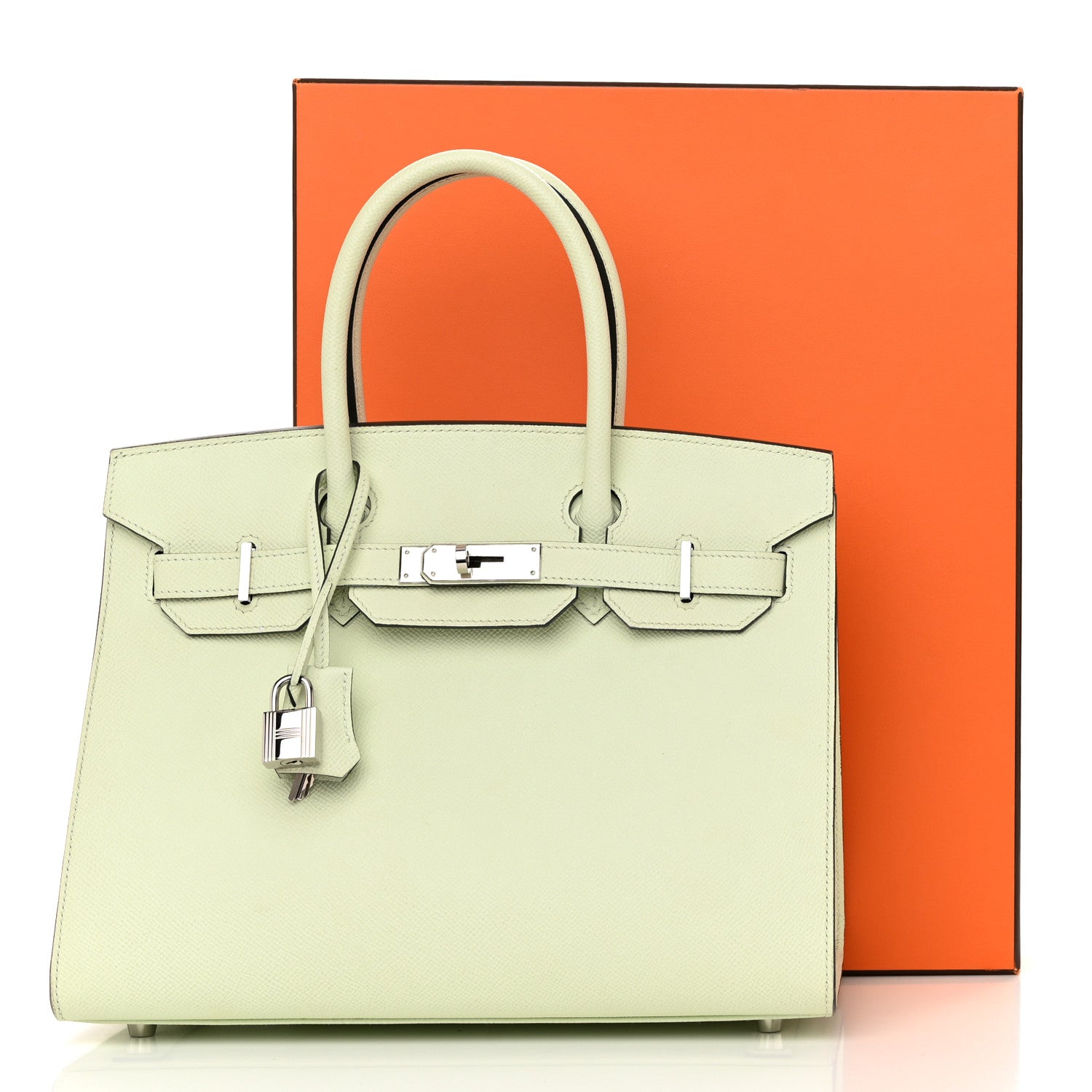 Hermes Epsom Sellier Birkin 30 Vert Fizz 15 of 15