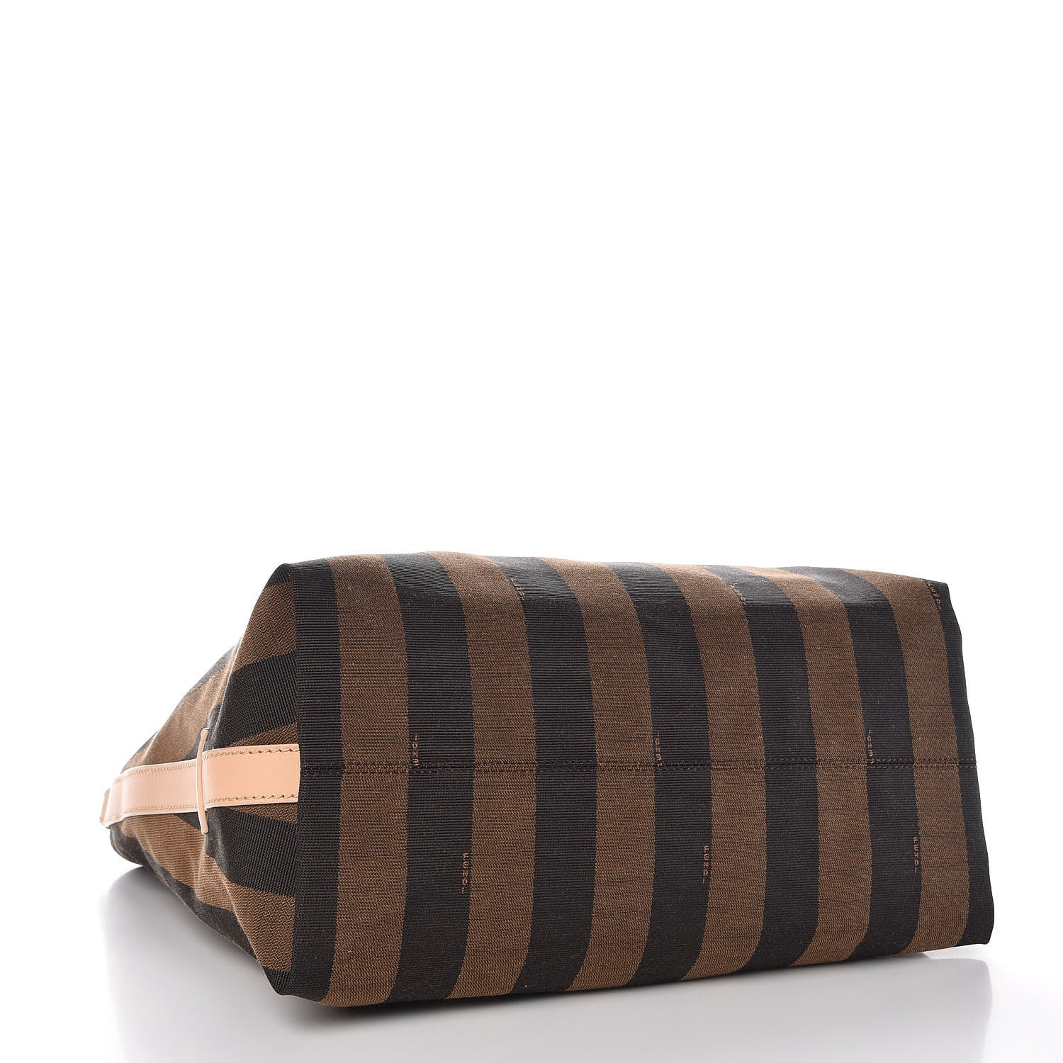 Fendi Pequin Cuoio Vegetale Large Hobo Tobacco Vacchetta Cuoio 4 of 7