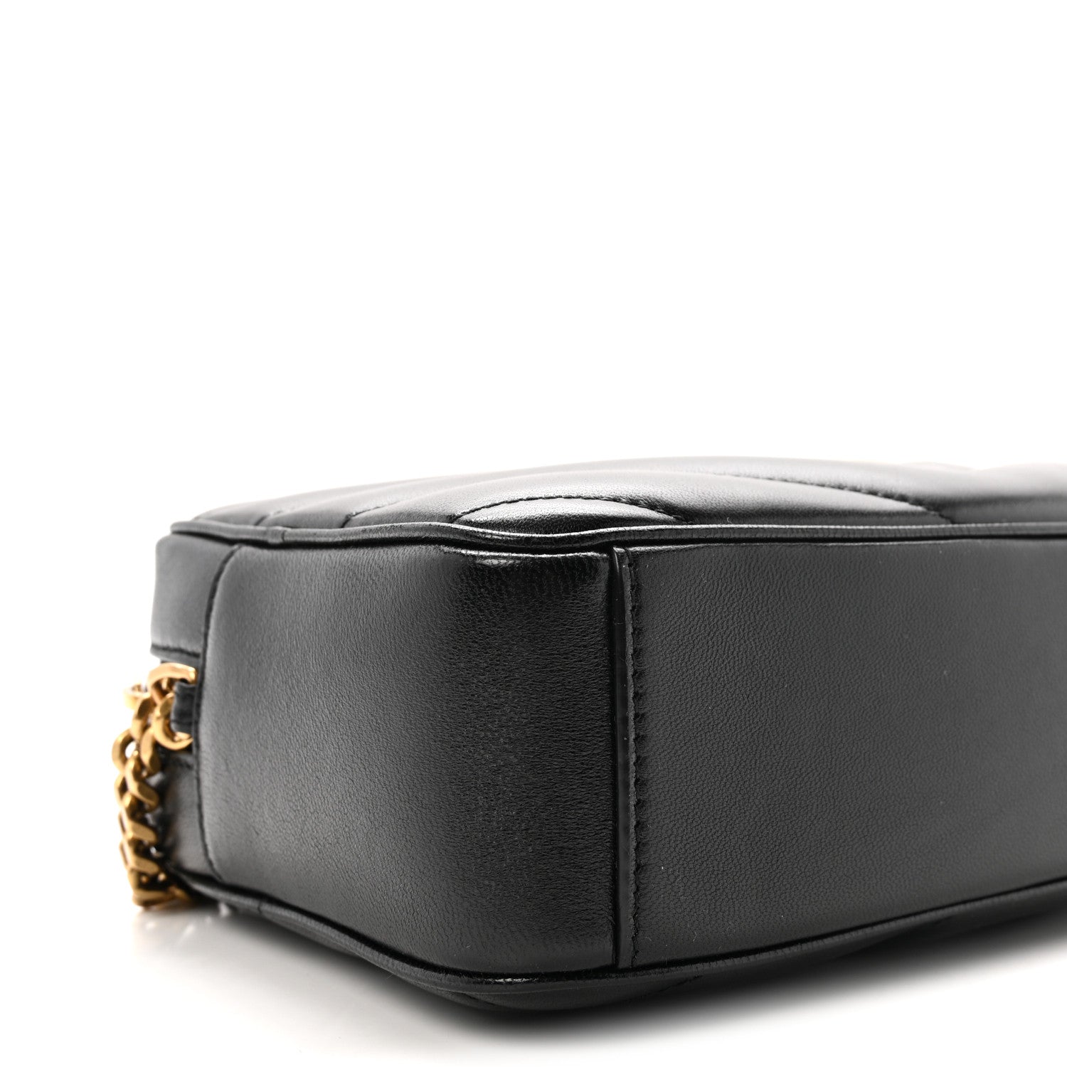Saint Laurent Lambskin Chevron Quilted Medium Loulou Camera Bag  Rouge Cabernet 9 of 10