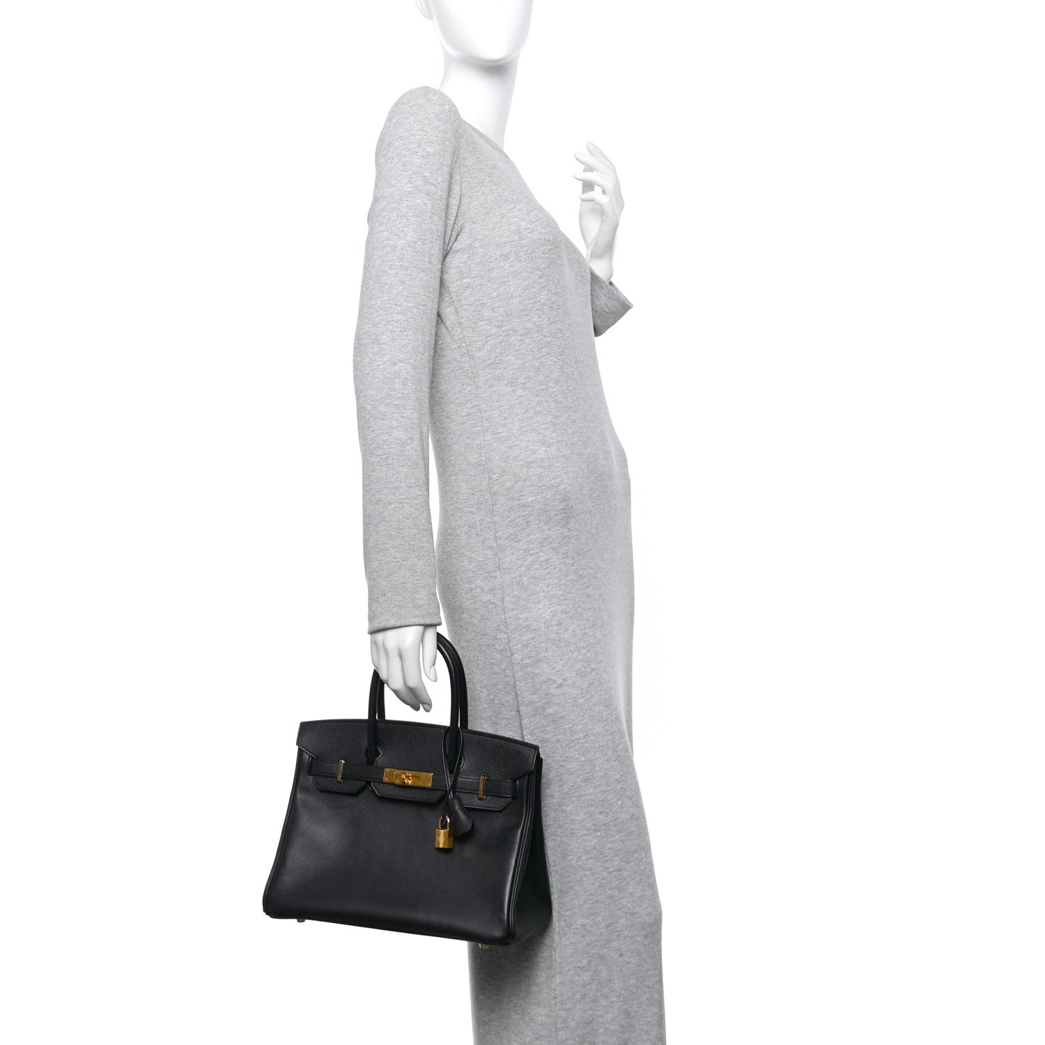 Hermes Epsom Birkin 30 Black 2 of 12