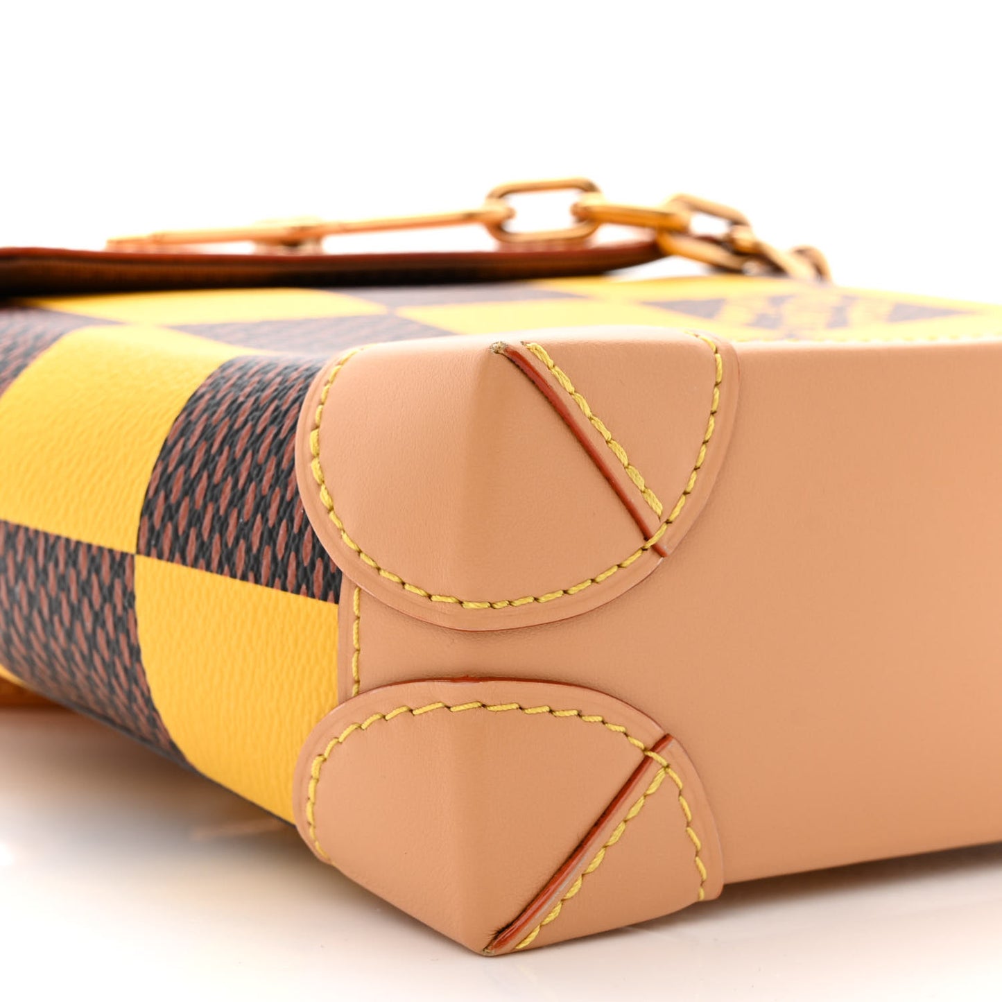 Damier Pop Nano Steamer Yellow