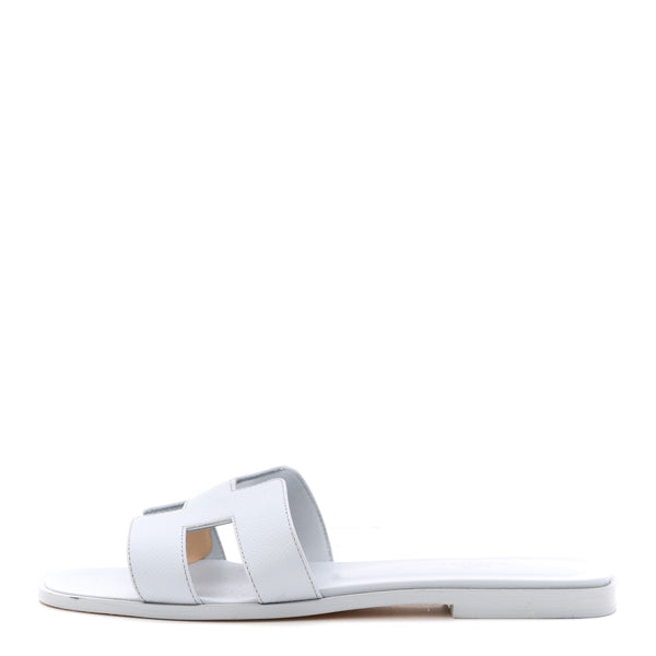 Hermes Epsom Oran Sandals 39 Bleu Glacier 1842153 – FASHIONPHILE