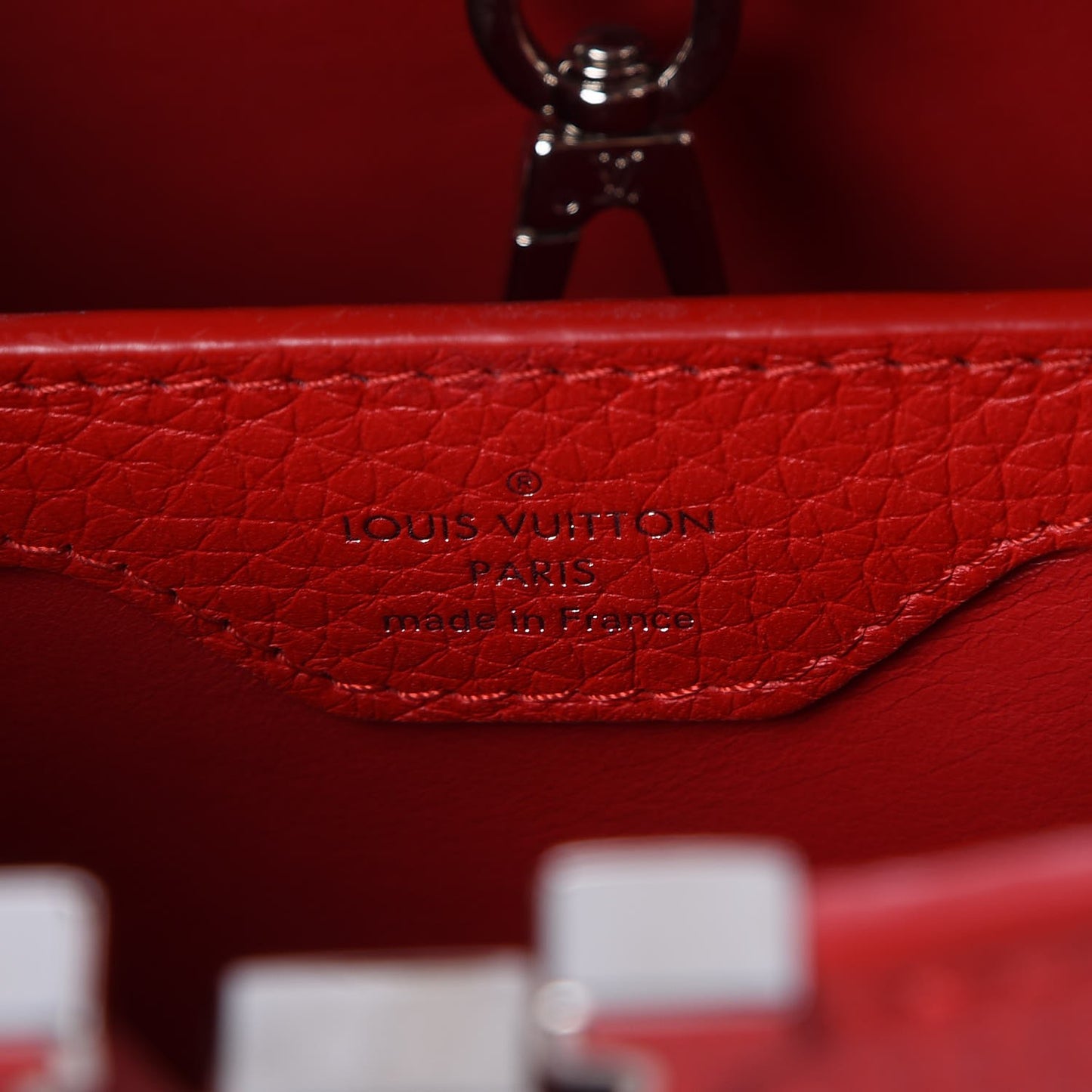 Taurillon Python Capucines BB Rubis