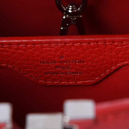 Louis Vuitton Taurillon Python Capucines BB Rubis 6 of 8