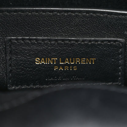 Saint Laurent Smooth Calfskin Manhattan Nano Shopper Tote Black 6 of 11