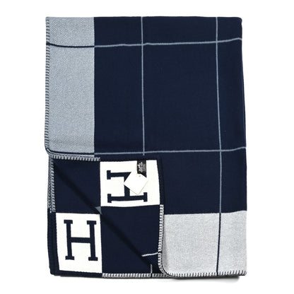 Hermes Wool Cashmere Avalon III Blanket Caban Ecru 2 of 3