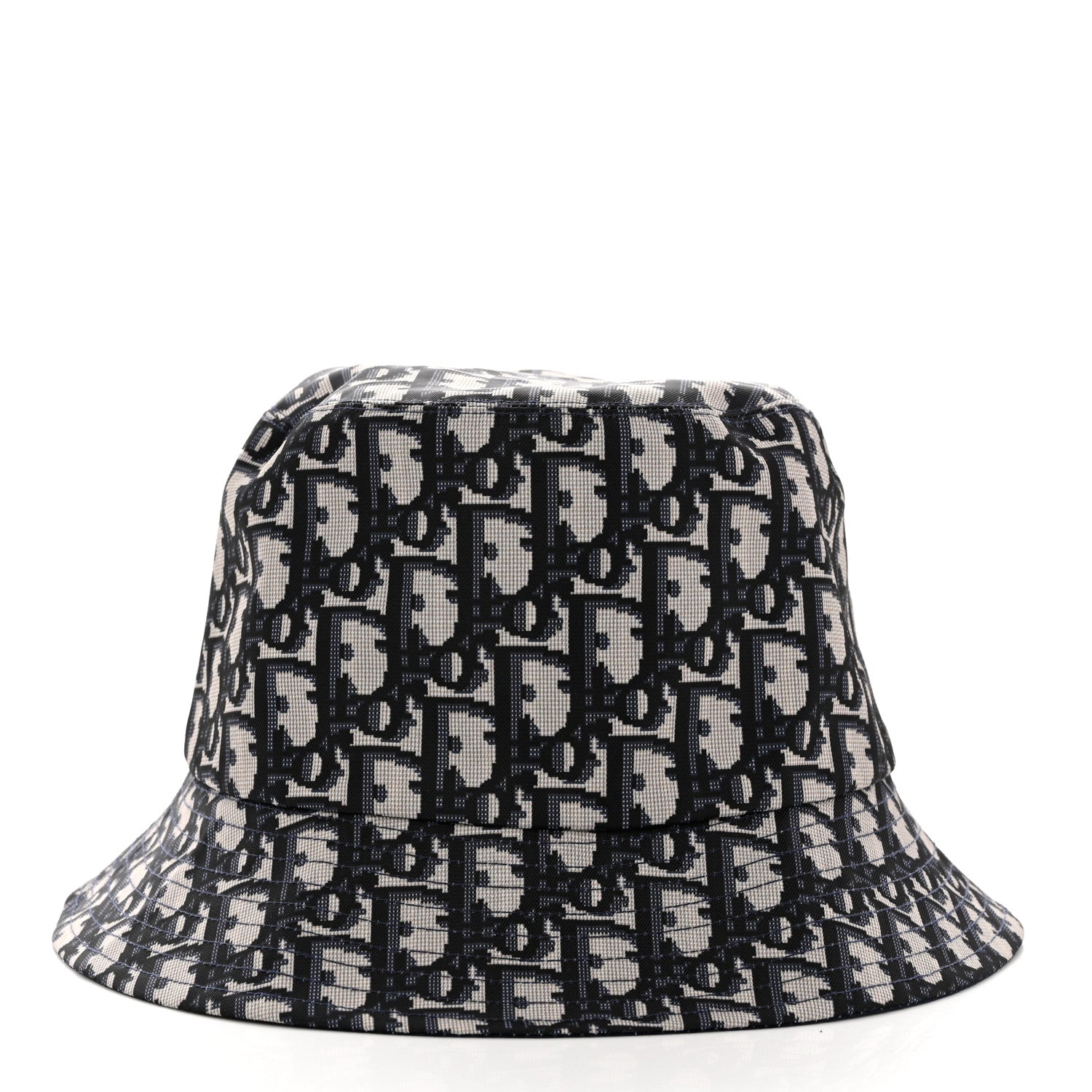 Christian Dior Oblique Reversible Teddy-D Brim Bucket Hat Blue 5 of 13