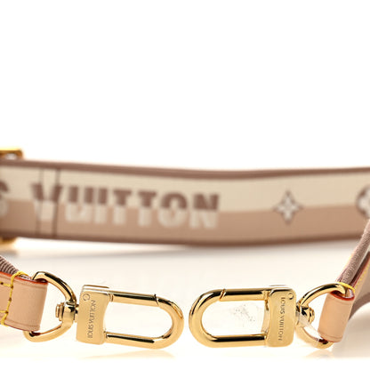 Louis Vuitton Jacquard Speedy Bandouliere 20 Shoulder Strap Beige 3 of 4