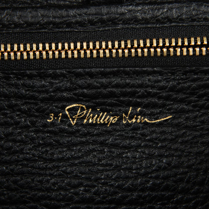 3.1 Phillip Lim 3.1 Textured Calfskin Mini Pashli Satchel Black 6 of 8