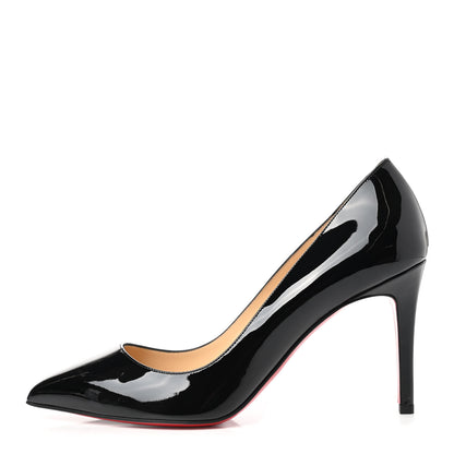 Christian Louboutin Patent Pigalle Follies 85 Pumps 38.5 Black 1 of 8