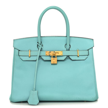 Hermes Epsom BIRKIN 30 Bleu Atoll 1 of 12