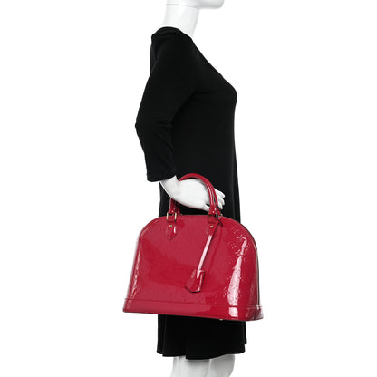 Louis Vuitton Vernis Alma PM Rose Indien 2 of 10
