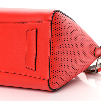 Givenchy Lambskin Perforated Small Antigona Pop Red 10 of 11