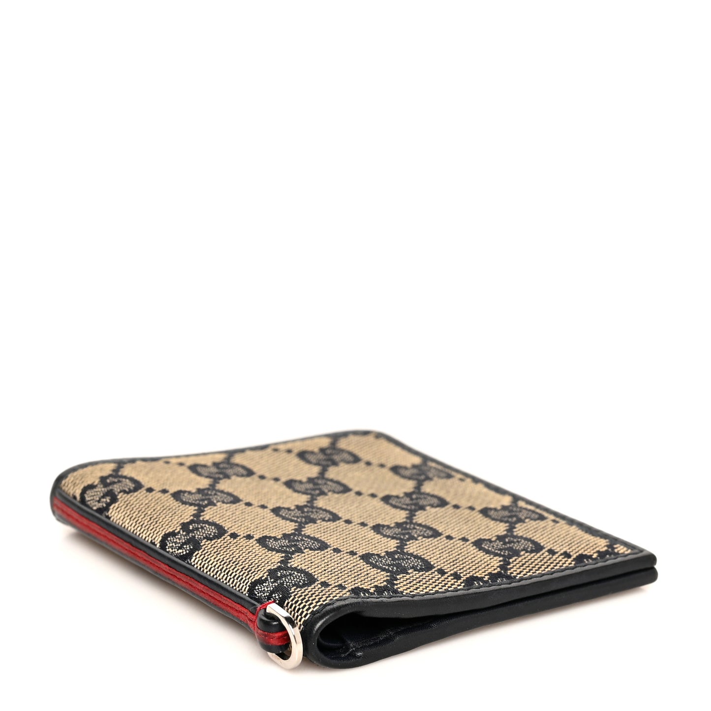 Monogram Bi-Fold Wallet Navy