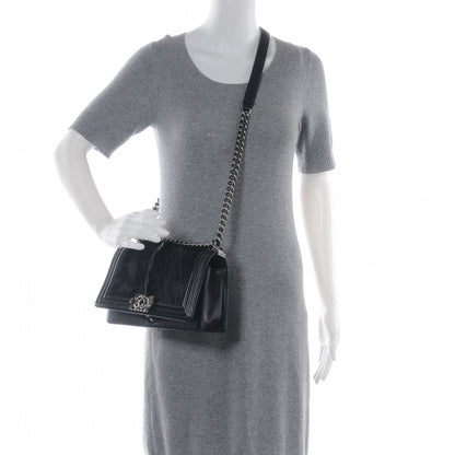 Chanel Goat Hair Medium Celtic Boy Flap Black 2 of 7