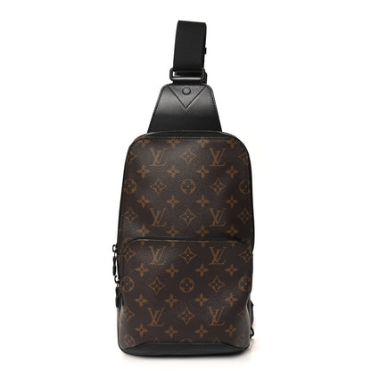 Louis Vuitton Monogram Macassar Avenue Sling Bag 1 of 9