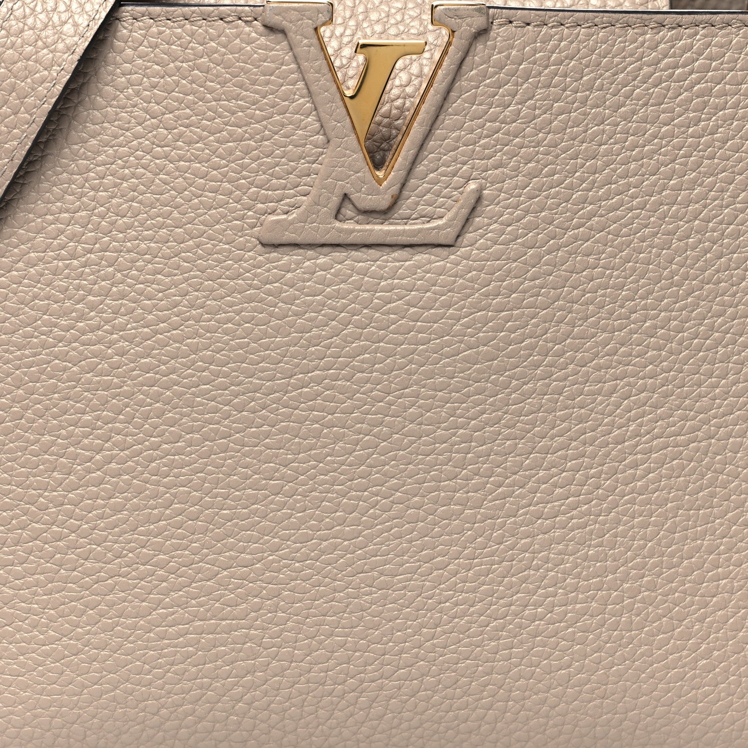 Louis Vuitton Taurillon Capucines BB Galet 8 of 14