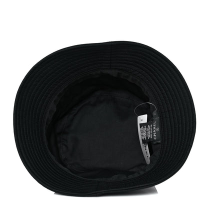 Chanel Canvas CC Bucket Hat M Black 4 of 6