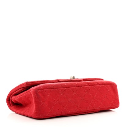 Chanel Jersey Quilted 2.55 Reissue East West Flap Red 4 of 14
