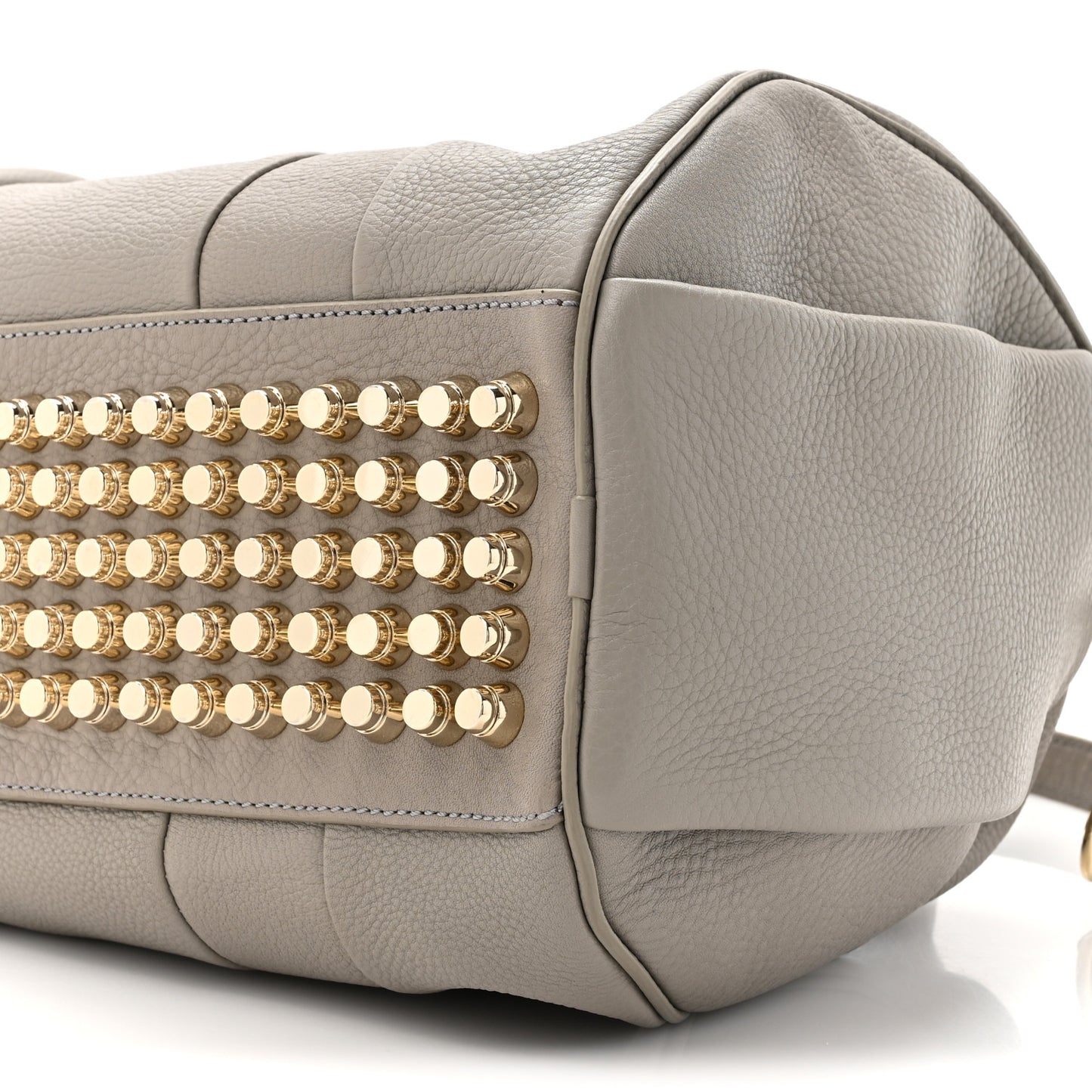 Pebbled Calfskin Rockie Mink Silver Hardware