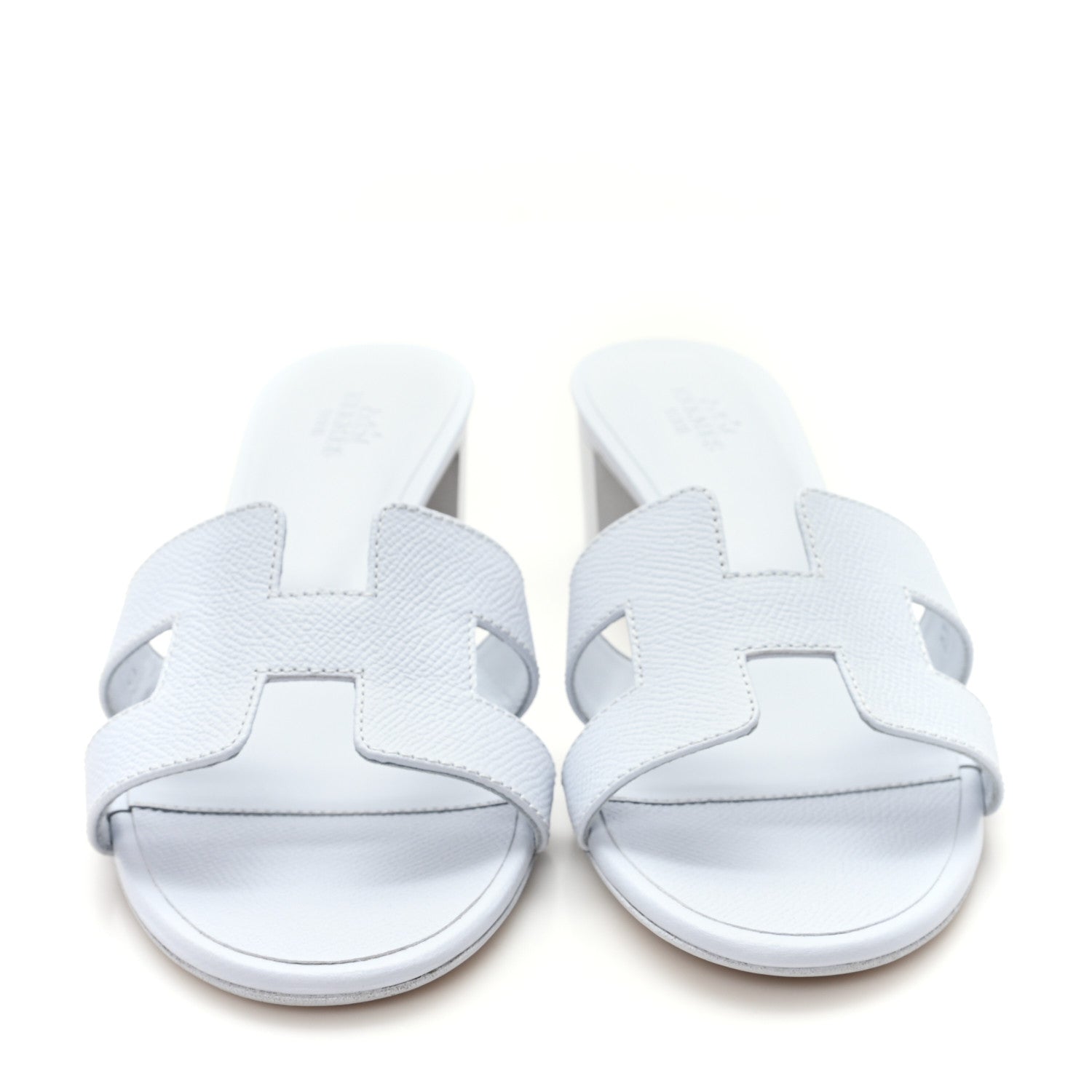 Hermes Epsom Oasis Sandals 37.5 Bleu Glacier 1810300 – FASHIONPHILE