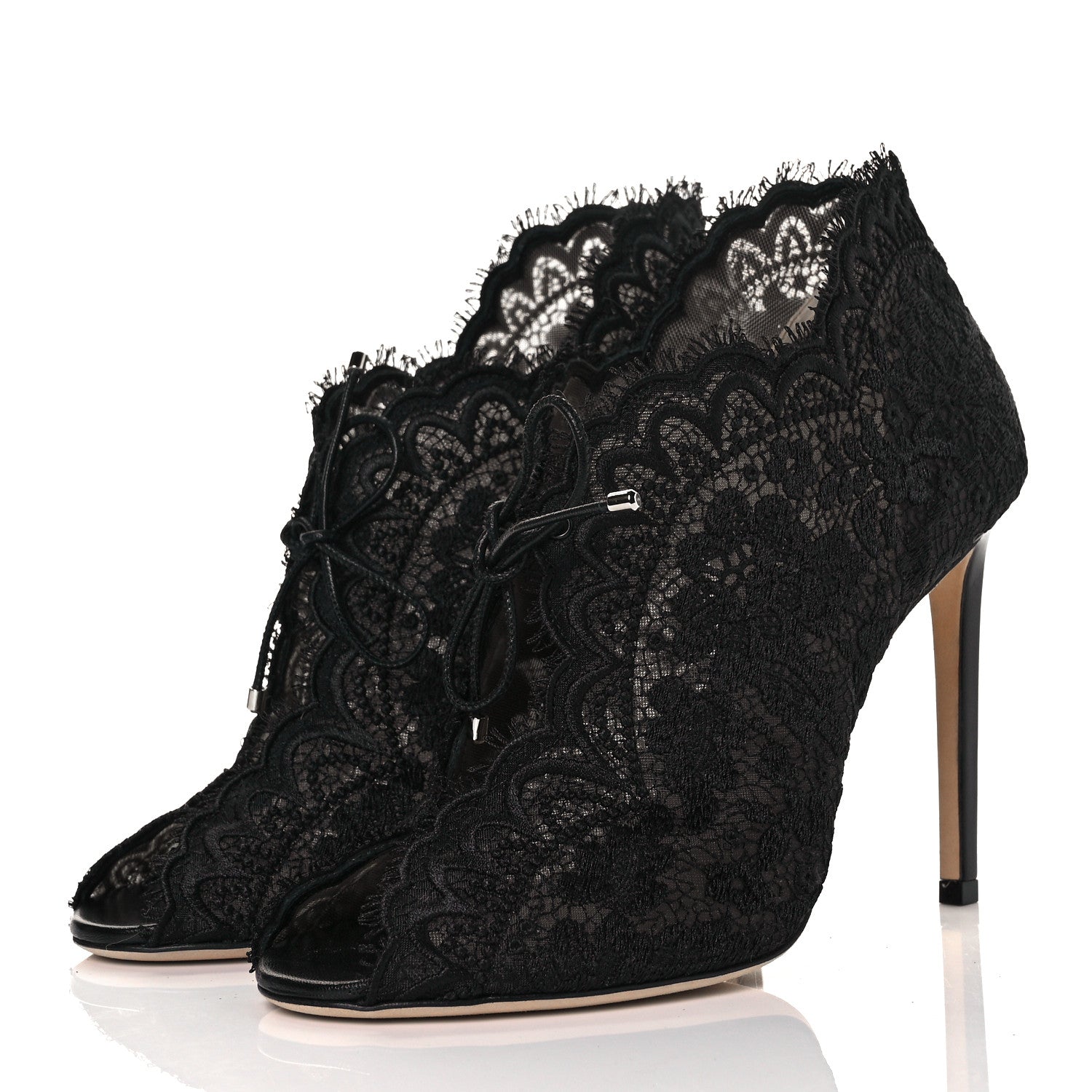 Jimmy Choo Lace Kiana Pumps 40 Black 3 of 8