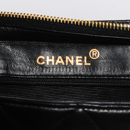 Chanel Lambskin Quilted Shoulder Bag Black 6 of 9