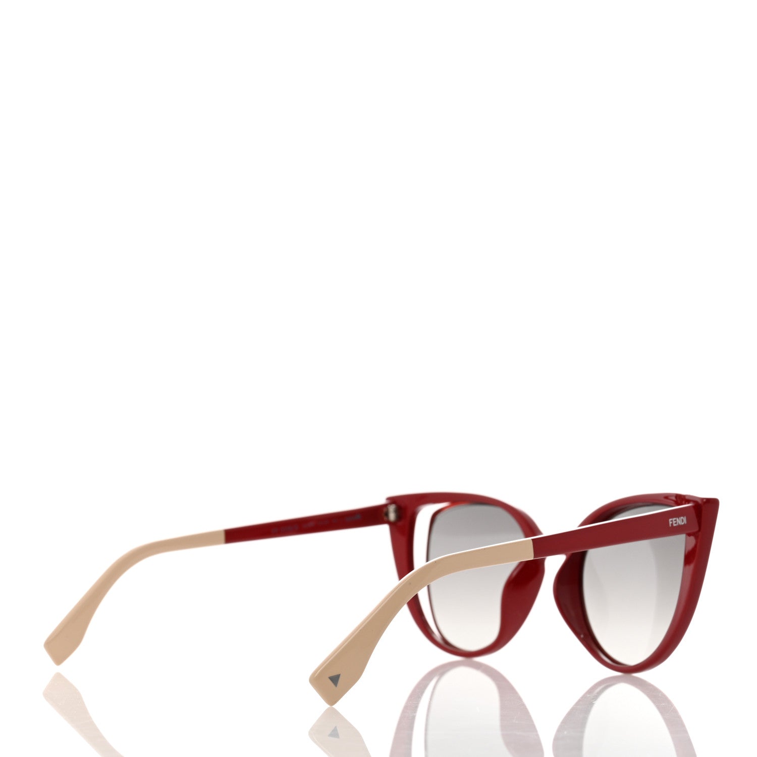 Fendi Cat Eye Paradeyes Sunglasses FF 0136/S Red 4 of 6