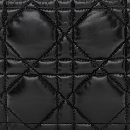 Christian Dior Calfskin Macrocannage Mini Dior Caro Tulip Bag Black 8 of 11