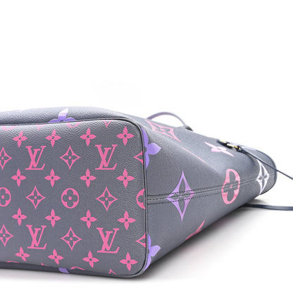 Louis Vuitton Monogram Giant Spring In The City Neverfull MM Midnight Fuchsia 8 of 8