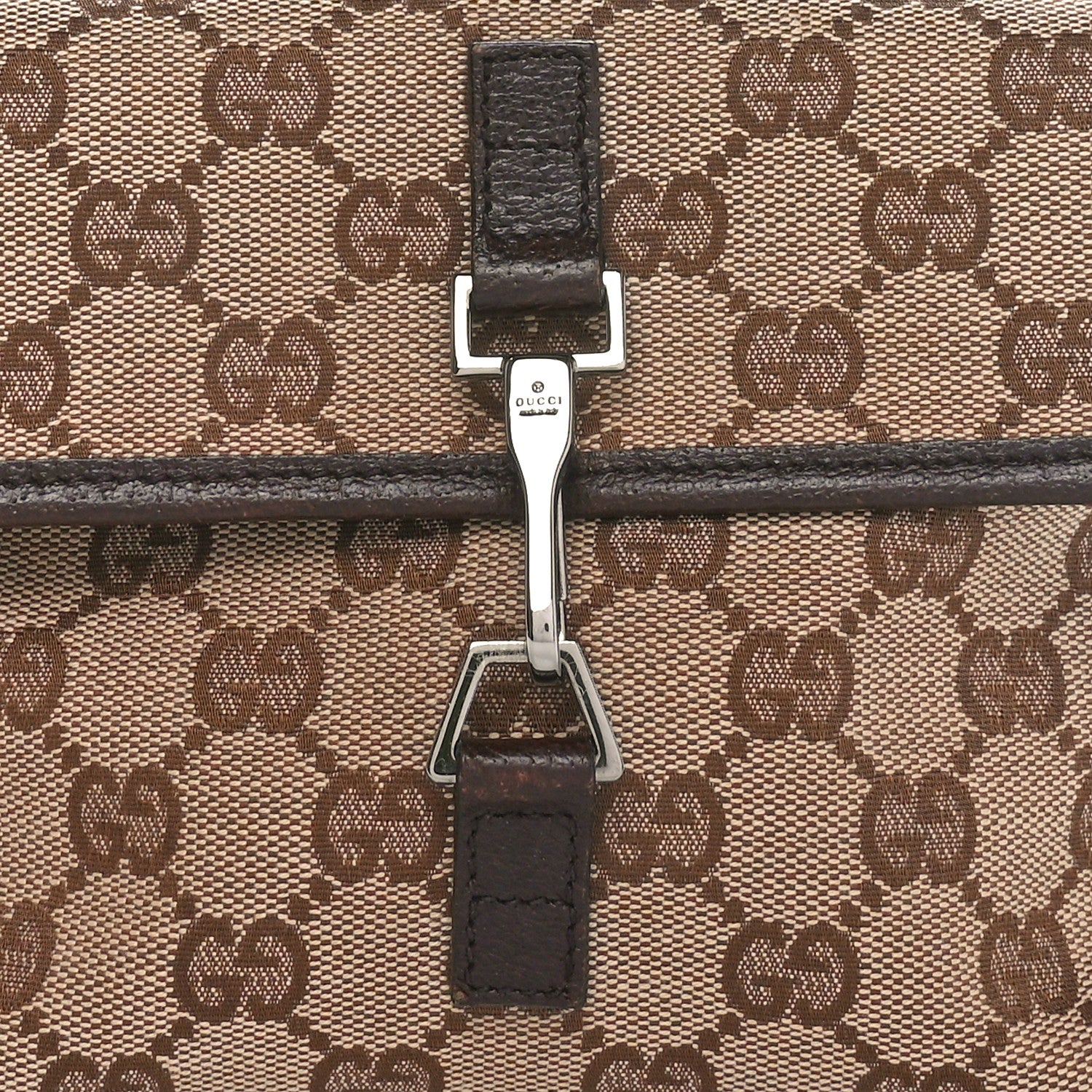 Gucci GG Monogram Flight Belt Bag Dark Brown 8 of 11