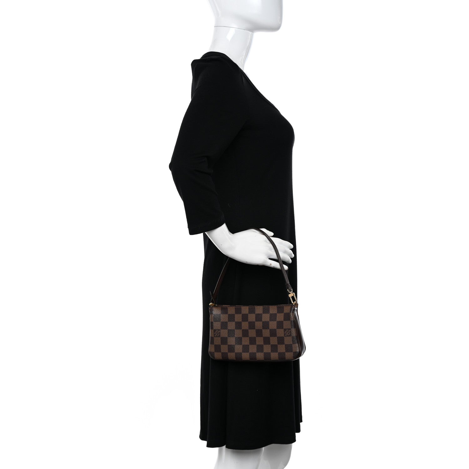 Louis Vuitton Damier Ebene Navona Pochette Accessories 2 of 10