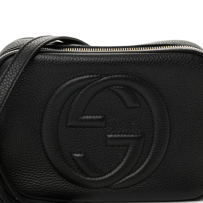 Gucci Pebbled Calfskin Small Soho Disco Bag Black 8 of 10