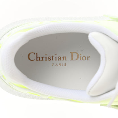 Christian Dior Reflective Fabric Shaded Dior-ID Platform Sneakers 37.5 Yellow Fluo 7 of 8