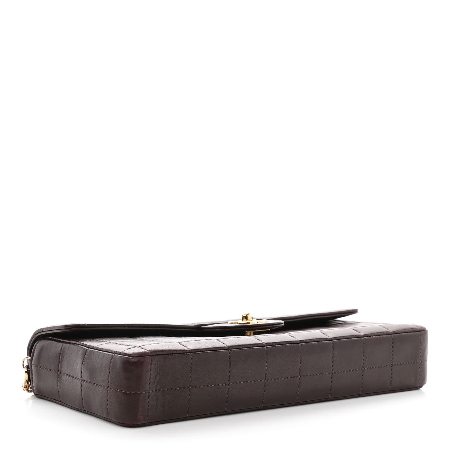 Chanel Lambskin East West Chocolate Bar Flap Brown 4 of 11