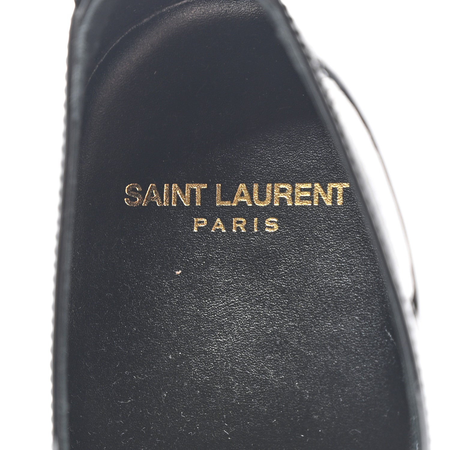 Saint Laurent Patent Lace Up Wyatt 25 Derby Shoes 40 Black 7 of 9
